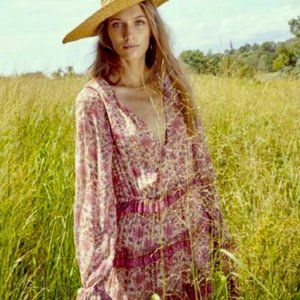 Love the Label Tippy Border Maxi Dress Size M